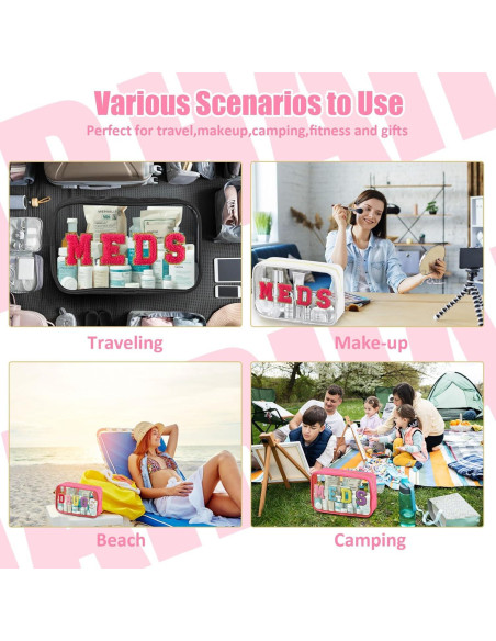 Bolsa Cosmética Preppy 2 Pcs BuyCard Nylon y PVC Negra Bolsa Cosmética Preppy 2 Pcs BuyCard Nylon y PVC Negra