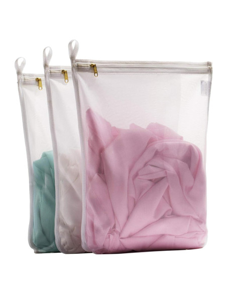 TENRAI 3 Bolsas de Lavandería Delicadas con Cierre YKK TENRAI 3 Bolsas de Lavandería Delicadas con Cierre YKK