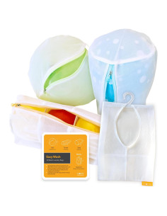 Conjunto de Bolsa de Lavandería 3D Iconni - Grande, Nylon, 4 Piezas