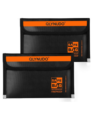 Bolsa de Documentos a Prueba de Fuego Enord 20x13 cm Impermeable