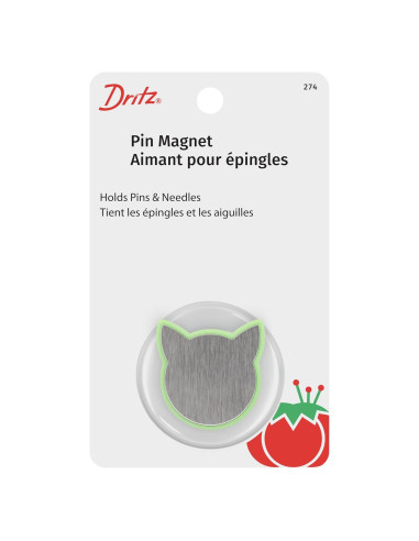Soporte Magnético para Alfileres Dritz Gato Coral 3.2x2.5cm