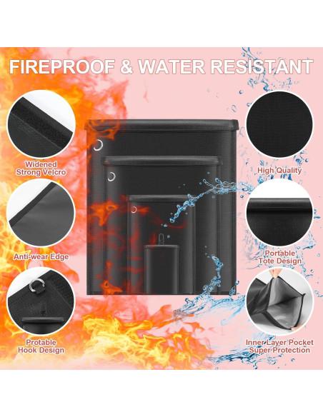 Paquete de 4 Bolsas Faraday Ehoehu para Laptops y Teléfonos Paquete de 4 Bolsas Faraday Ehoehu para Laptops y Teléfonos