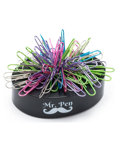 Soporte Magnético para Clips de Papel Mr. Pen - 100 Piezas
