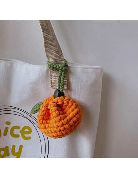 Bolsa de Almacenamiento Mandarina Hecha a Mano para Mujeres Bolsa de Almacenamiento Mandarina Hecha a Mano para Mujeres