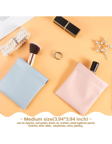 Bolsa Cosmética de Bolsillo WSICSE - 6 Piezas, 3 Tamaños
