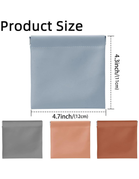 Monedero de cuero PU para hombres 4pcs Organizador compacto Monedero de cuero PU para hombres 4pcs Organizador compacto