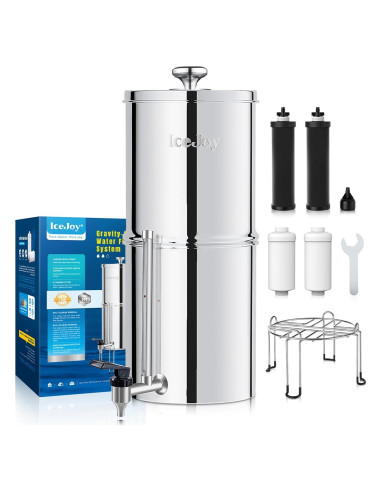 Purificador de Agua IceJoy 8 Etapas 11.4 L Acero Inoxidable