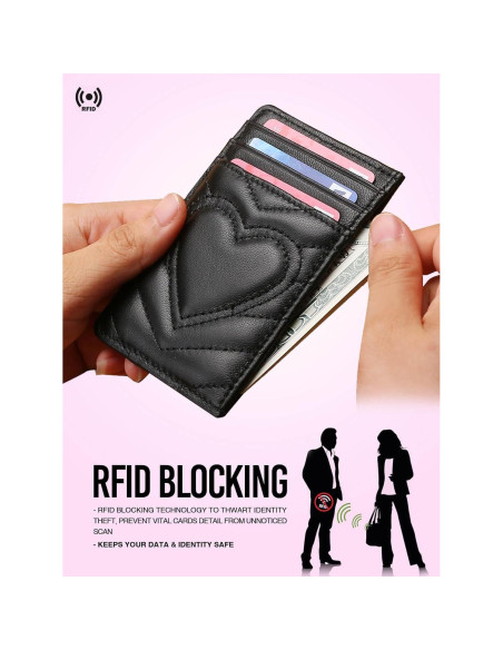 Billetera de Cuero Acolchado AUNER LEATHER con Bloqueo RFID Billetera de Cuero Acolchado AUNER LEATHER con Bloqueo RFID