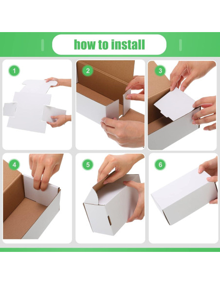 Caja de Almacenamiento de Cartas Yexiya 10 Pcs Cartón 400 Capacidad Caja de Almacenamiento de Cartas Yexiya 10 Pcs Cartón 400 Capacidad