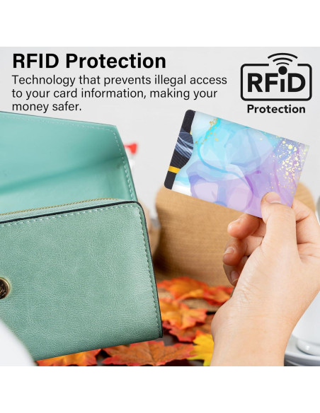 10 Fundas RFID Bloqueadoras DEEZOMO para Tarjetas de Crédito 10 Fundas RFID Bloqueadoras DEEZOMO para Tarjetas de Crédito