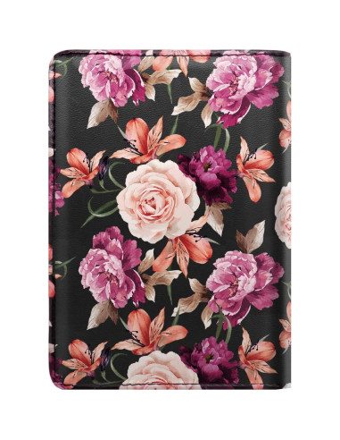 Funda de Pasaporte Coco Rossi Rosa con Bloqueo RFID para Mujeres