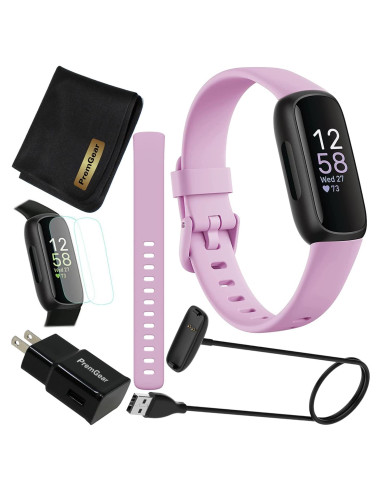Fitbit Inspire 3 Rastreador de Actividad y Salud Bliss Lila