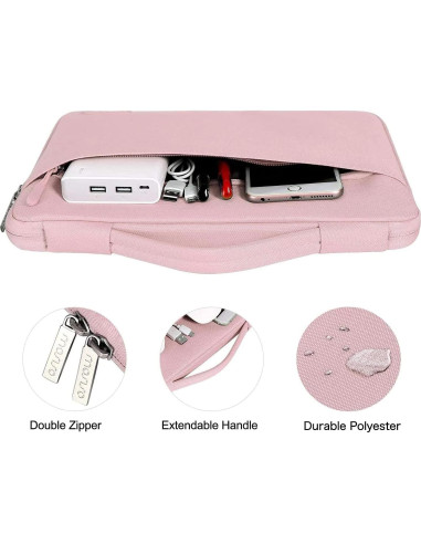 Funda MOSISO para MacBook Air 13" Cuarzo Rosa 5 en 1