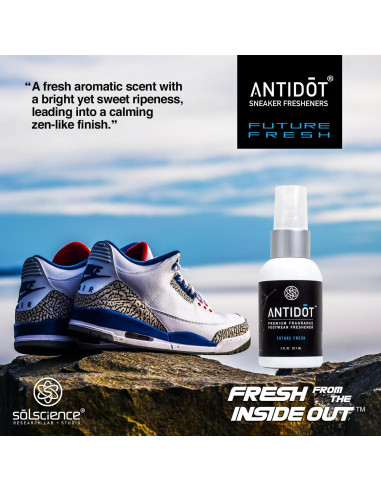 Desodorante para Zapatos ANTIDOT 2 oz - Fragancia Futuro Fresco