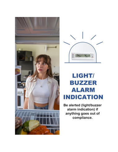Termómetro Digital AMTAST para Refrigerador y Congelador