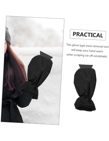 Raspador de Hielo VICASKY para Automóvil - Pala de Nieve Ergonómica