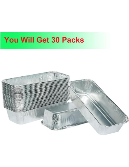 Bandejas de Goteo Desechables Aluminio DONSIQIZZ 30-Pack 19.3x8.6 cm Bandejas de Goteo Desechables Aluminio DONSIQIZZ 30-Pack 19.3x8.6 cm