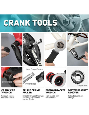 Kit de Herramientas para Bicicletas DURATECH 41 Piezas