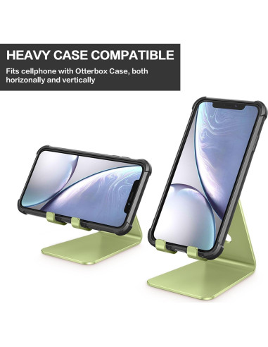 Soporte Ajustable para Teléfono OMOTON C2 Aluminio Verde