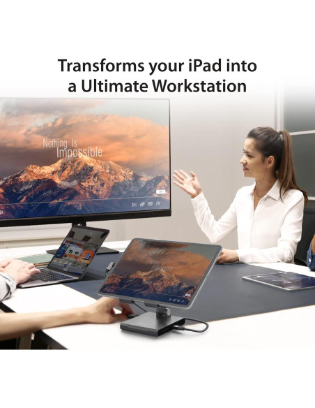 Soporte Ajustable j5create JTS224 para iPad Pro 8 en 1 Soporte Ajustable j5create JTS224 para iPad Pro 8 en 1