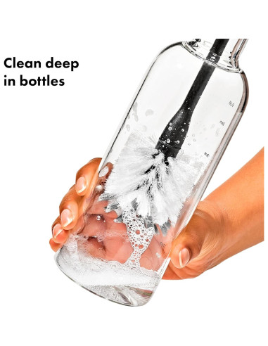 Cepillo de Botellas OXO Acero Inoxidable Reemplazable 32.3 cm