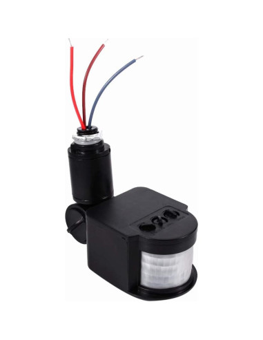 Detector de Movimiento LED EVTSCAN 180 12m PIR Infrarrojo