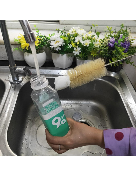 Juego de 5 cepillos de limpieza NewFerU para botellas Juego de 5 cepillos de limpieza NewFerU para botellas