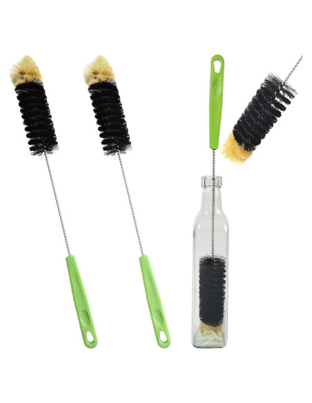 Paquete de 2 cepillos de limpieza Dokpod para botellas largas Paquete de 2 cepillos de limpieza Dokpod para botellas largas