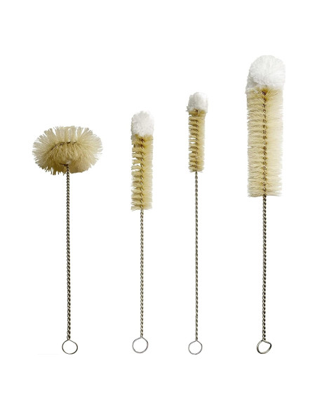Cepillos de Botellas Coralpearl Acero Inoxidable X 4 Piezas Cepillos de Botellas Coralpearl Acero Inoxidable X 4 Piezas