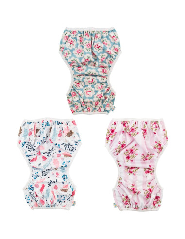 Pañales de Natación Reutilizables Babygoal - 3 Paquetes para Bebés 0-8 Meses