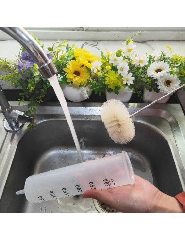 Cepillos de Botellas Coralpearl Acero Inoxidable X 4 Piezas