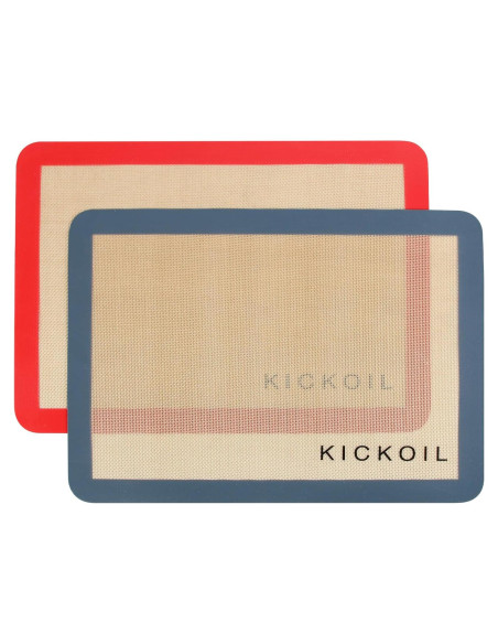 Alfombrillas de Silicona KICKOIL 2 Pzas 42x30 cm Antiadherentes Alfombrillas de Silicona KICKOIL 2 Pzas 42x30 cm Antiadherentes