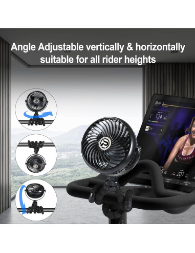 Ventilador de Clip MORECORE para Bicicleta y Trotadora