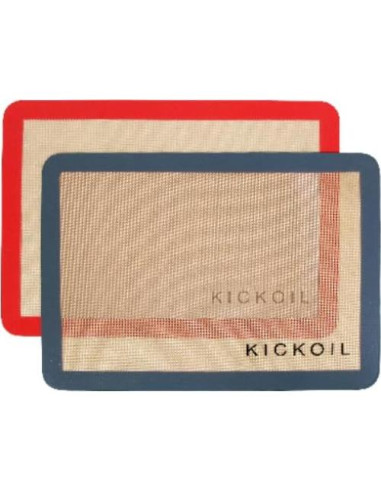 Alfombrillas de Silicona KICKOIL 2 Pzas 42x30 cm Antiadherentes