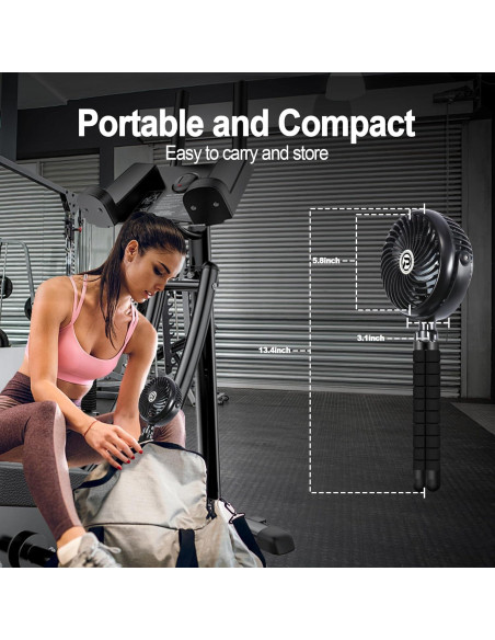 Ventilador de Clip MORECORE para Bicicleta y Trotadora Ventilador de Clip MORECORE para Bicicleta y Trotadora