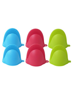 Guantes de Silicona para Horno IMIKE - 3 Pares Colores