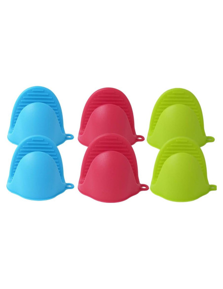 Guantes de Silicona para Horno IMIKE - 3 Pares Colores Guantes de Silicona para Horno IMIKE - 3 Pares Colores