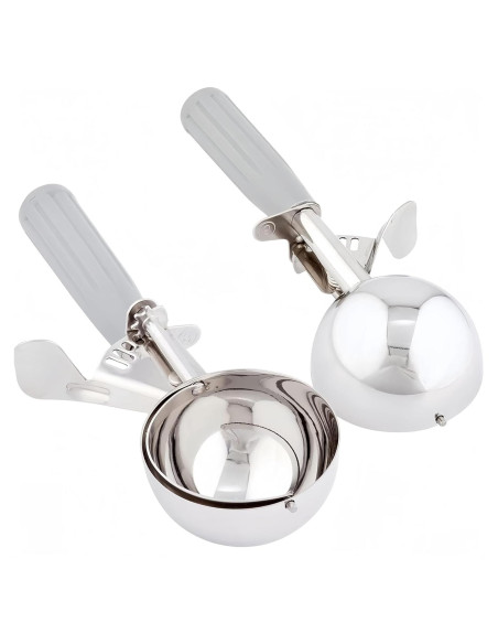 Set de 2 Cucharones de Helado 4 Oz Acero Inoxidable HSHQING Set de 2 Cucharones de Helado 4 Oz Acero Inoxidable HSHQING