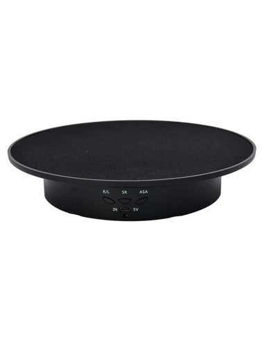 Qinmay Plato Giratorio Eléctrico 360 Negro 19.8 cm