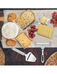 Set Cortador de Queso WarmHut Acero Inoxidable 2 Piezas 2