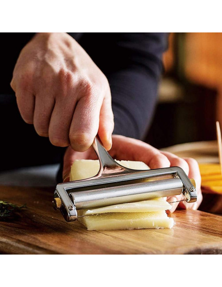 Cortador de Queso NANEEZOO Ajustable con 4 Alambres Repuestos Cortador de Queso NANEEZOO Ajustable con 4 Alambres Repuestos