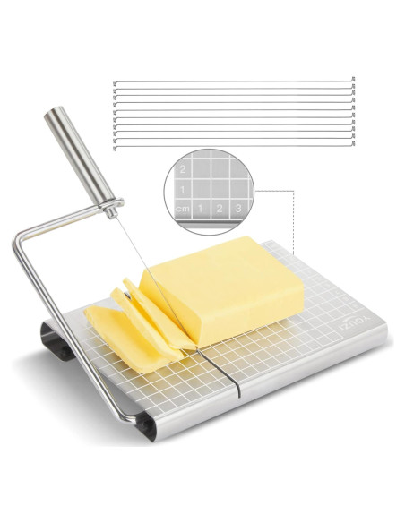 Cortador de Queso YouZi con 10 Cables Repuestos y Tabla Cortador de Queso YouZi con 10 Cables Repuestos y Tabla