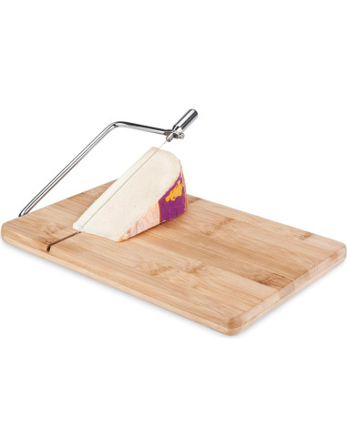 Tabla de Cortar Queso de Bambú True WireSlice 25.4x16.5 cm