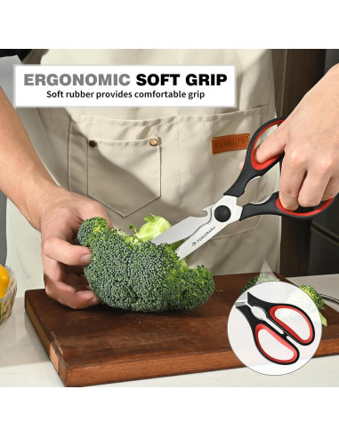 Tijeras de Cocina TONGMARU Acero Inoxidable 21.5 cm Multiusos