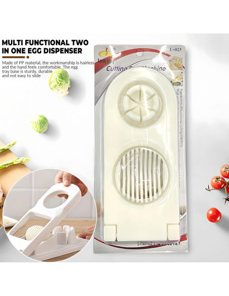 Cortador de Huevos 2 en 1 GJV - Acero Inoxidable, Manual Cortador de Huevos 2 en 1 GJV - Acero Inoxidable, Manual