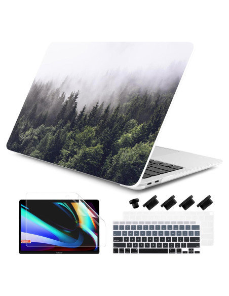 Funda DONGKE para MacBook Air 13.3" 2021-2018 Bosque Funda DONGKE para MacBook Air 13.3" 2021-2018 Bosque