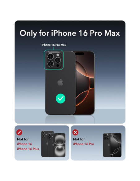 Funda ESR para iPhone 16 Pro Max con soporte magnético Funda ESR para iPhone 16 Pro Max con soporte magnético
