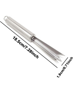 Pelador de Ojos de Piña Honbay 2PCS Acero Inoxidable 2