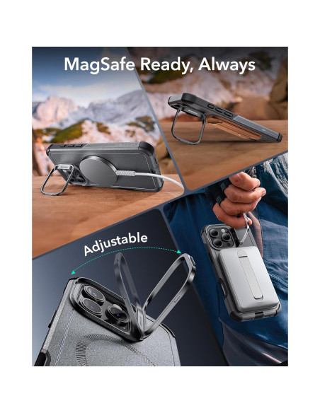 Funda ESR para iPhone 16 Pro Max con soporte magnético Funda ESR para iPhone 16 Pro Max con soporte magnético