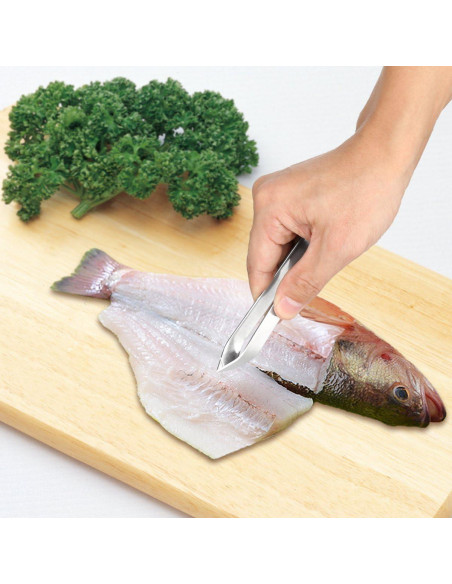 Pinzas de Huesos de Pescado Iziusy Acero Inoxidable 11.68 cm 2 Piezas Pinzas de Huesos de Pescado Iziusy Acero Inoxidable 11.68 cm 2 Piezas